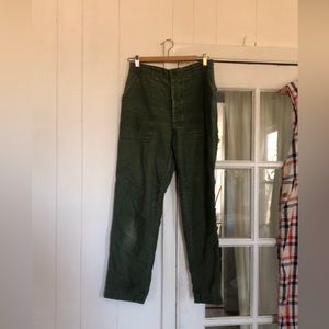 Soft fatigue army pants 32x33